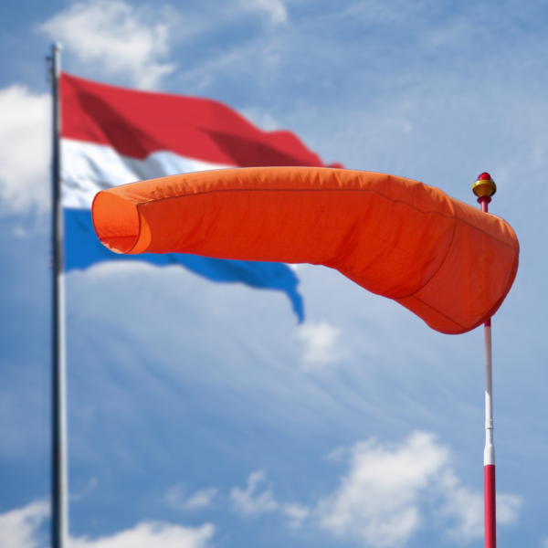 orange windsocks for sale in Holland