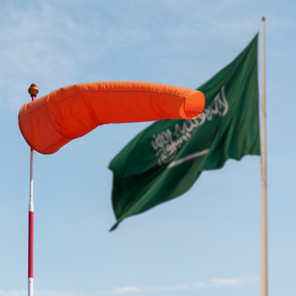 Custom printed windsocks in Saudi Arabia