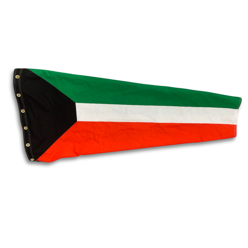 heavy duty Kuwait windsock flag