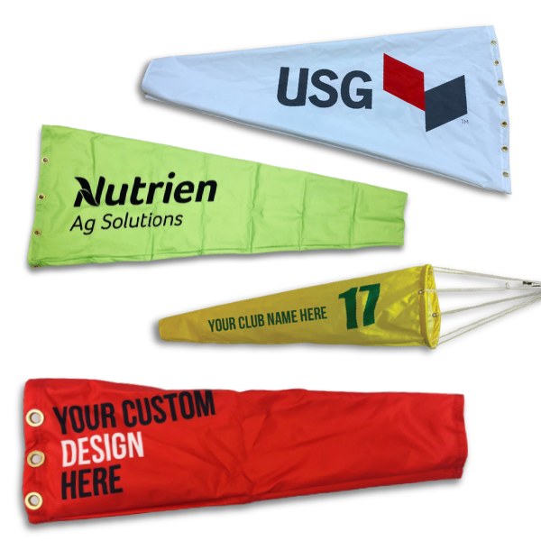 Custom printed windsocks- all styles -all collections