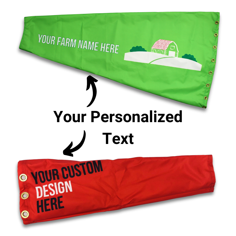 custom printed agricultural windsocks